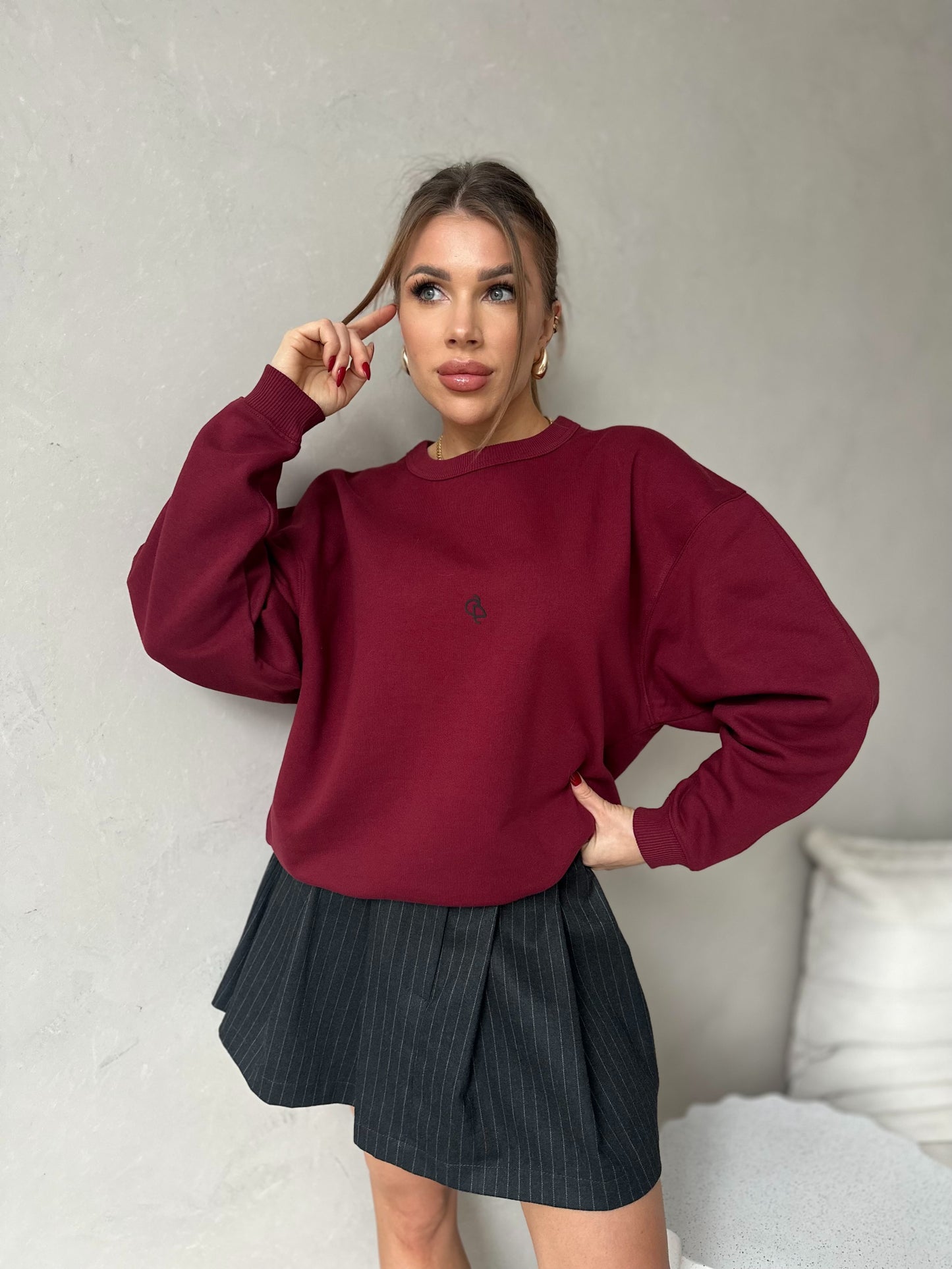 Bluza Sara Burgund