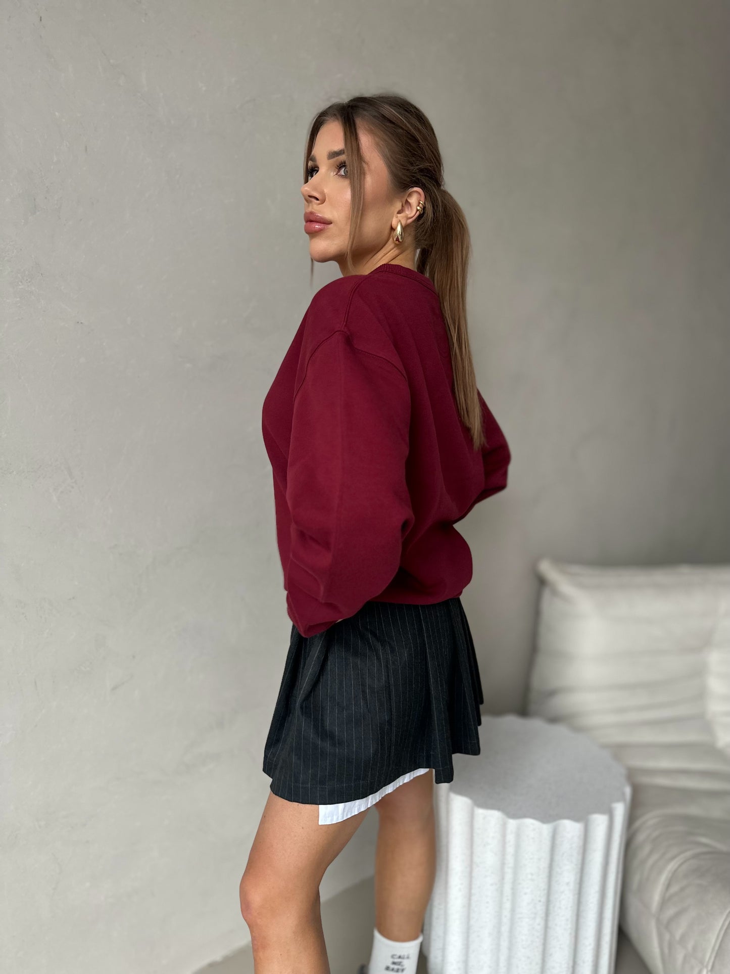 Bluza Sara Burgund