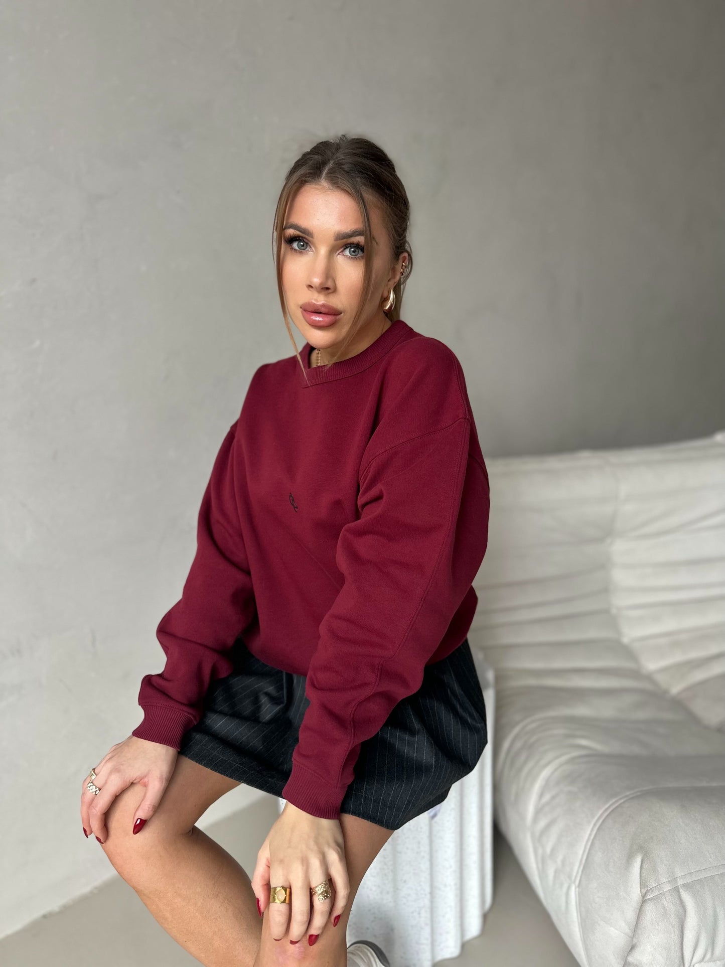 Bluza Sara Burgund